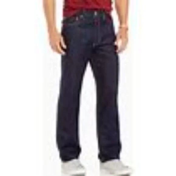 Mens Levi’s® 550 relaxed fit 5 pocket denim jeans 35x30 NWT Dark Rinse - Picture 2 of 9
